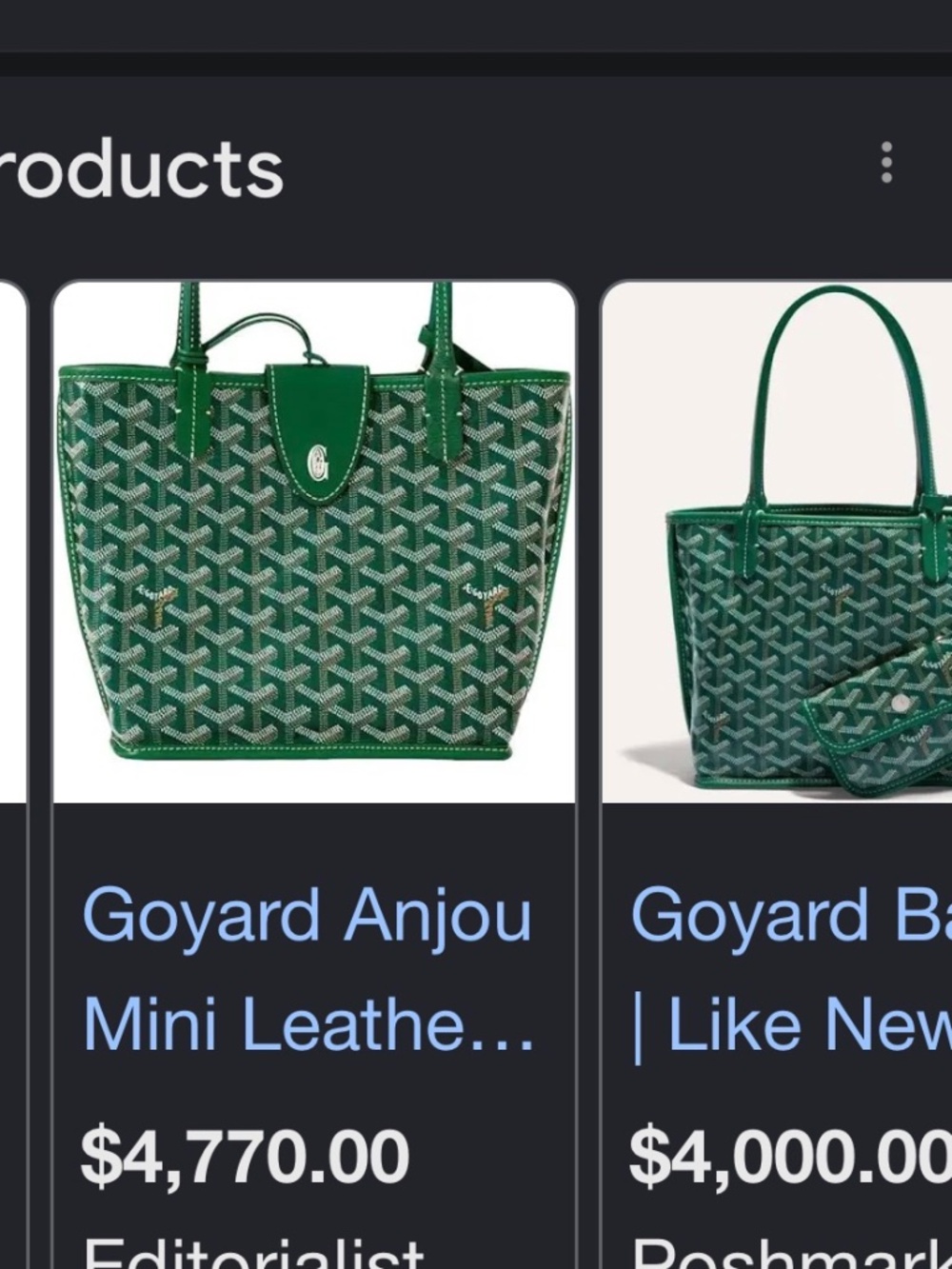 Goyard tote